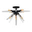 Ariel 8 - Light 26" Sputnik Modern Linear Semi Flush Mount