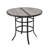 Gunselman 4 - Person Wicker Patio Dining Set with Round Table