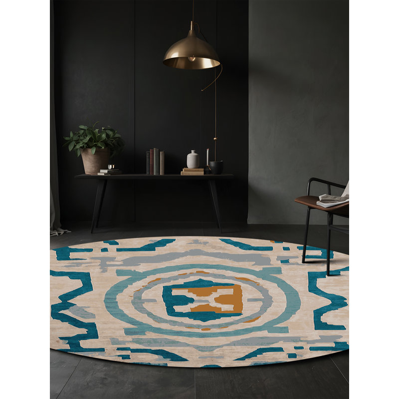 Tapis gris lavable à la machine, Rectangle 7 pi x 9 pi