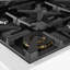 Cuisinière au gaz 36 pouces avec 6 brûleurs scellés Forno Antico de 71 000 BTU, 4,5 pieds cubes Four à convection, conception en laiton antique, écoénergétique-106927916