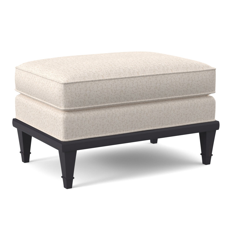 Dublin Ottoman, Vintage Ebony, Kinsley Sky
