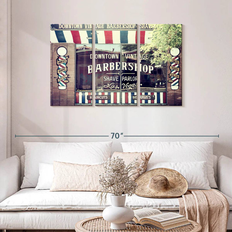 Salon de coiffure Lilie American West Vegas, H 28 po x l 45 po