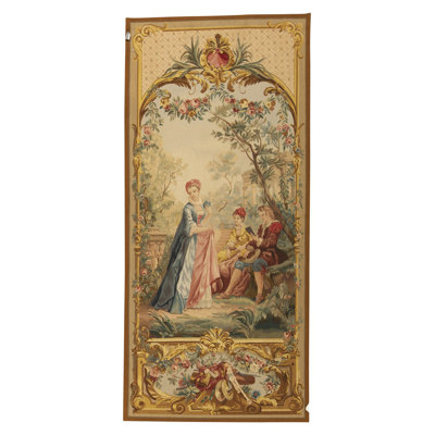 Hand-Knotted High-Quality Cream, Green, and Blue Area Rug