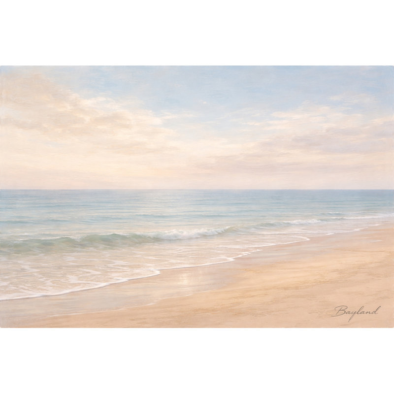 Art mural sur toile Coastal Tide, L 36 po x H 24 po x P 1,5 po
