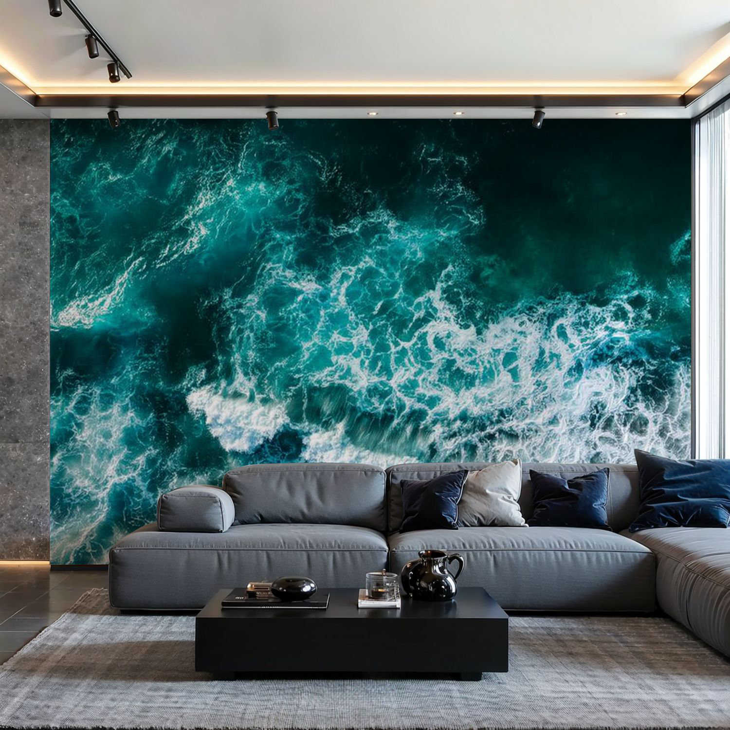 Dovecove Peel and Stick Wallpaper Wall Mural ocean waters Wall Art Self ...