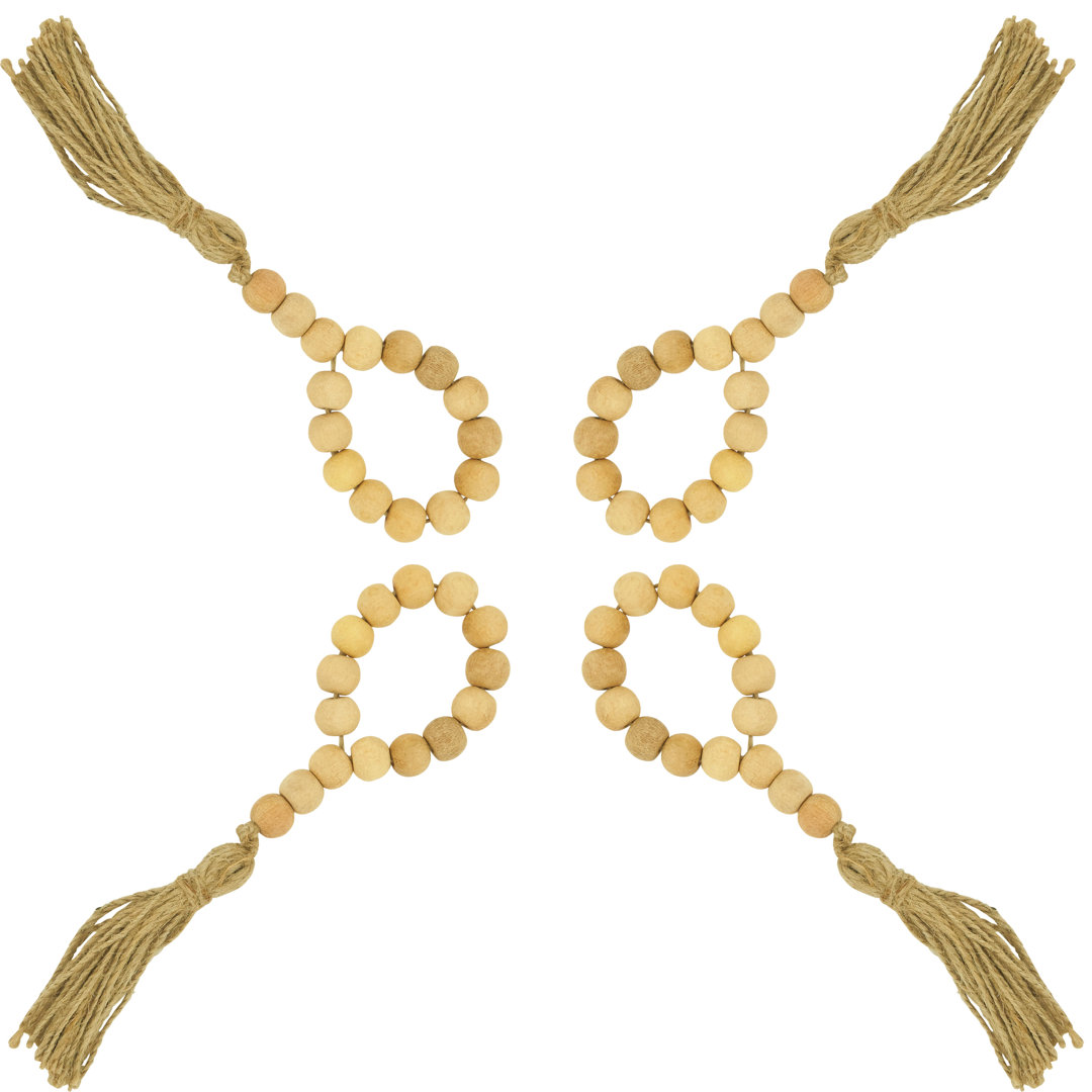 Napkin Ring Collection Wood Napkin Ring (Set of 4) Saro 