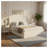 Queen Upholstered Storage Bed with 4 Drawers, Beige Chenille Fabric Platform Bed Frame-129427925