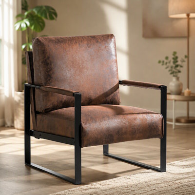 Chaise avec accoudoirs Classic Mid Century Modern