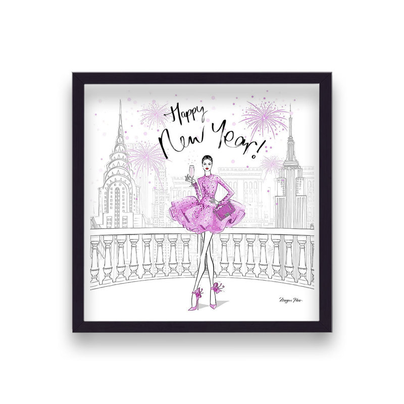 Happy New Year - Single Picture Frame Print