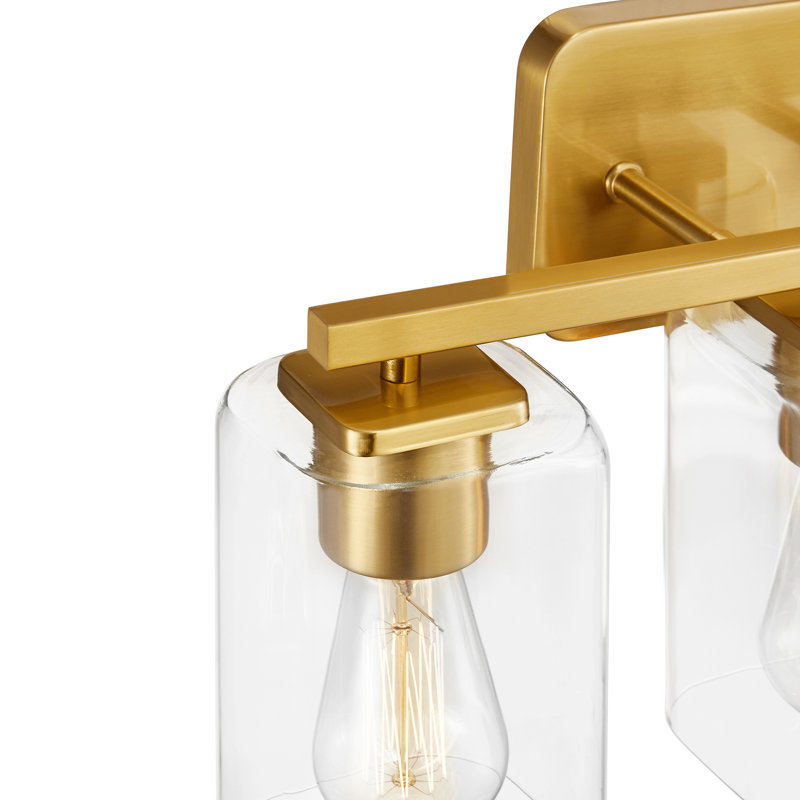 Éclairage pour meuble-lavabo à intensité variable Kagan, Noir mat, 3, Clair
