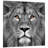 'King of the Jungle Lion' Glass Wall Art
