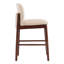 Chaise de bar avec revêtement beige-1002171717