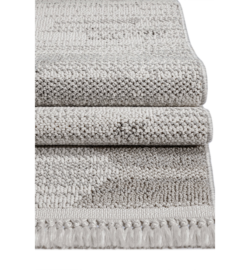 Brown Abstract,Geometric Area Rug, Machine Made using Polypropylene with Grey, Cream, Charcoal and Modern design