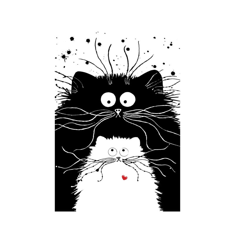 You're Purrfect by Kim Haskins - Wrapped Canvas Print, 30.48cm H x 20.32cm W x 1.905cm D