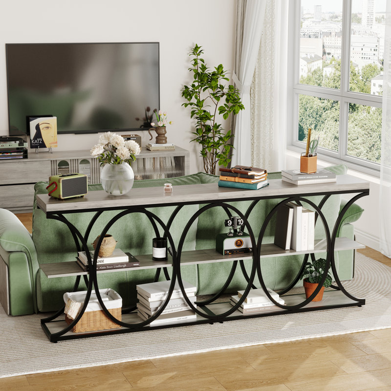Console Table, Grey