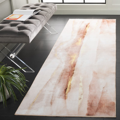 Tapis beige / doré Josalina Monica 807