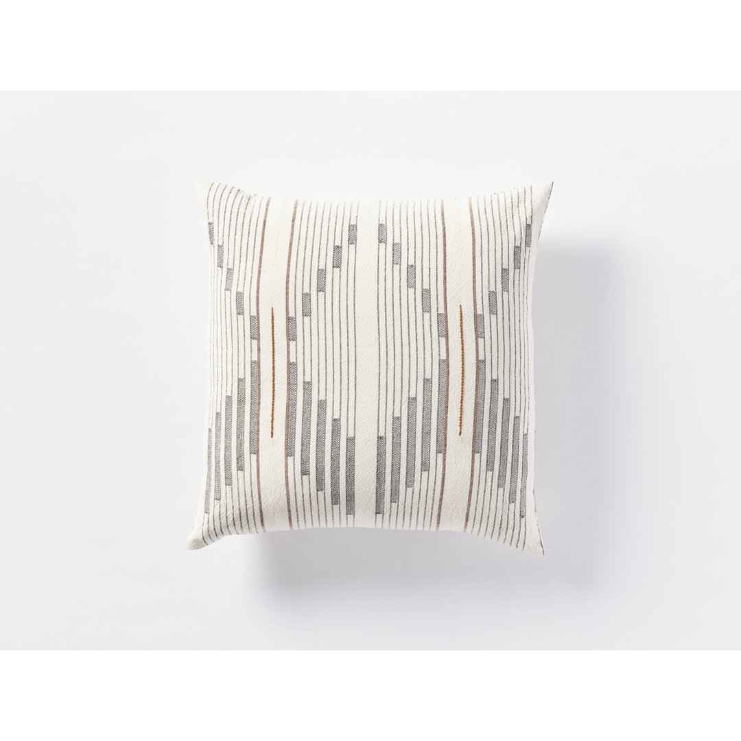 Morelia Organic Decorative Pillow Cover Coyuchi 