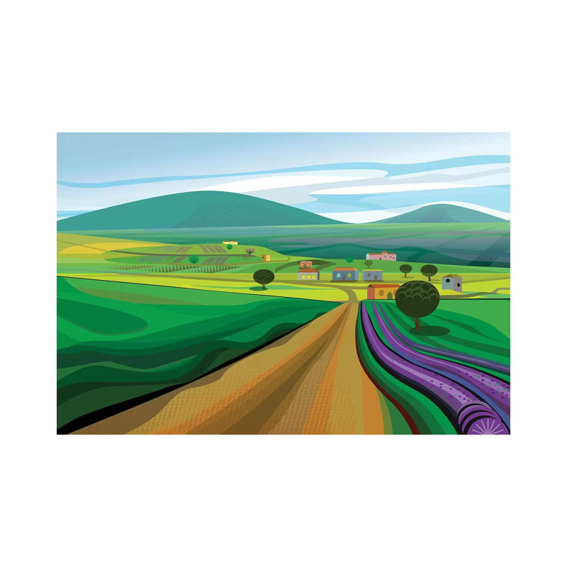 Walla Walla Farms 1 Piece Wrapped Canvas Wall Art, 30.48 cm H x 45.72 cm W