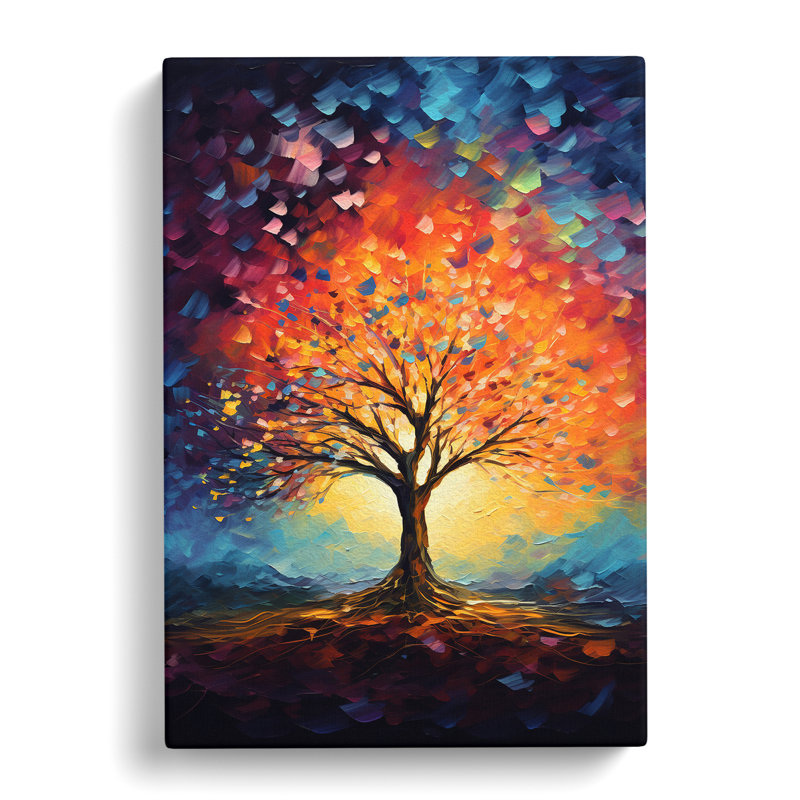 Tree Impressionism No.2 - Print, 50cm H x 35cm W x 3cm D