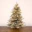 Sapin de Noël artificiel en flocons pré-éclairé avec technologie Instant Connect-138922660