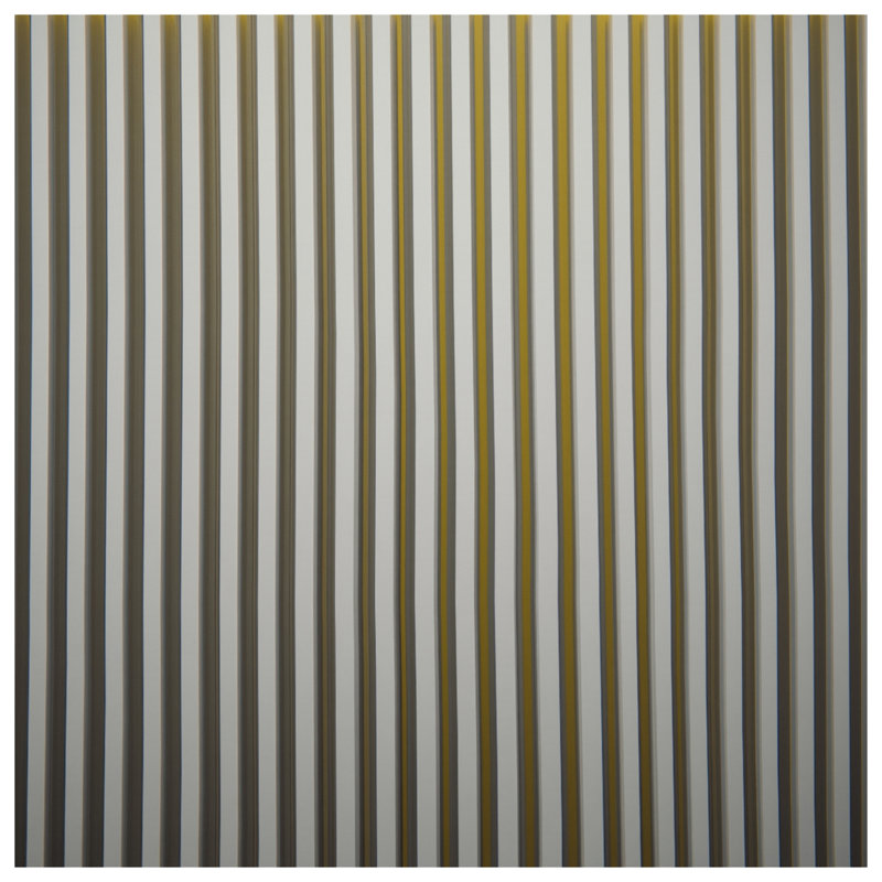 Vertical Yellow Stripes Bedding Stripes Bedspread Pattern, Full / Double