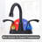 Centerset 2-handle Bathroom Faucet with Drain Assembly-93800695