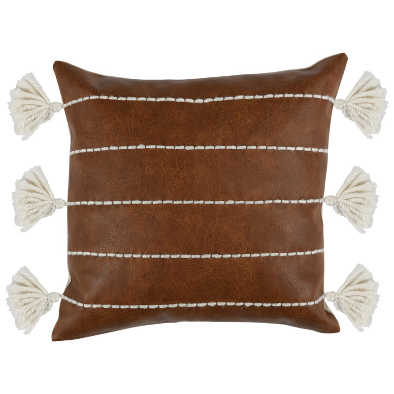 Gretchen Vegan Square Pillow Cover & Insert