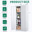 71"H Metal Garage Storage Cabinet, Tool Steel Locking Cabinet With Doors And 3 Adjustable Shelves, Tall Cabinets-1661325302