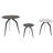 Hinson Glass Top Nesting Tables