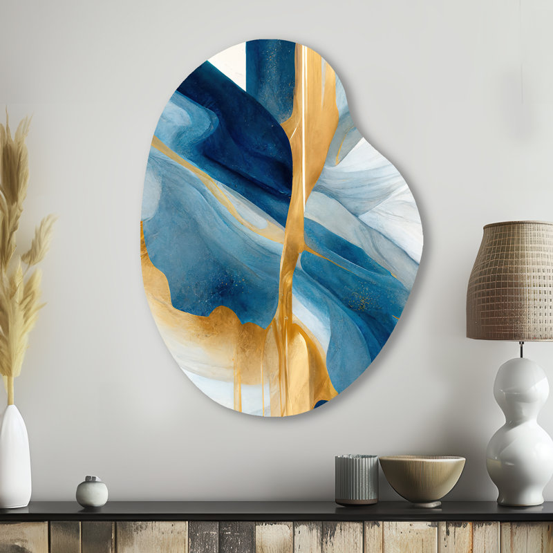 «Bold Expression Art I - Asymmetric Abstract Spirals», art mural en métal à forme unique, H 38 po x l 28 po