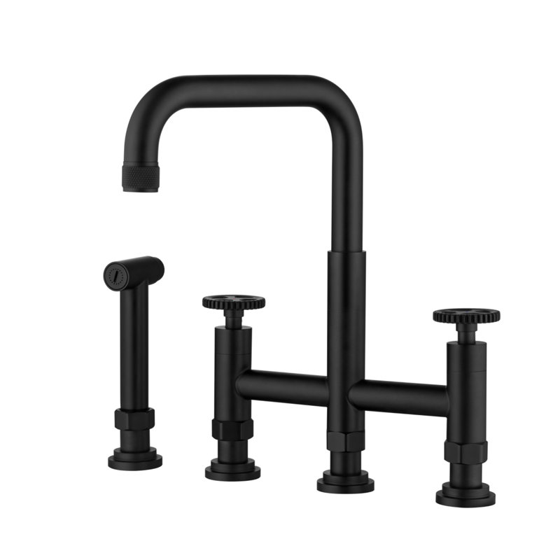 MODLAND Roind Kitchen Faucet, Brushed Gold