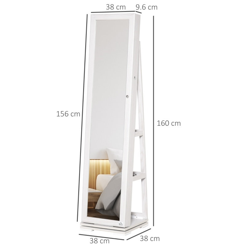 Freestanding Jewelry Armoire