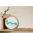 Round Decorative Serving Tray Acacia Wood Epoxy Resin Pattern Decor