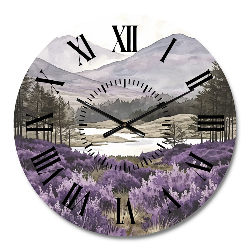 Horloge murale Highlands of Heather and Mist, Petit