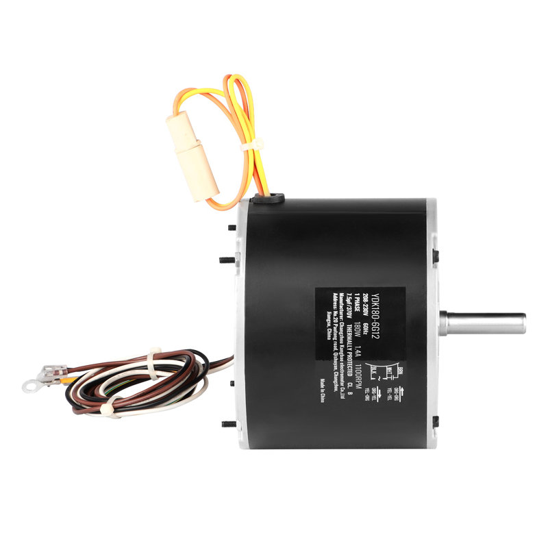 1/4 HP Condenser Fan Motor Replacement - 5KCP39EGS070S Compatible, 1100 RPM Reversible AC Motor with Explosion-Proof Capacitor for HVAC Systems