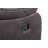 Gray Swivel Gliding Recliner with No-Tool Assembly, Perfect for Modern and Rustic Interiors.-978885653