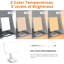 Lampe de luminothérapie, lampe de soleil à luminosité réglable, lampe de soleil sans UV, lampe Happy, pour le bureau personnel