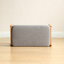 Banc à chaussures en bois massif, banc de rangement moderne Mid-Century avec coussin éponge à rebond élevé