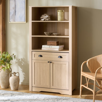 Vero Bookcase With Folding Desk And Cabinet