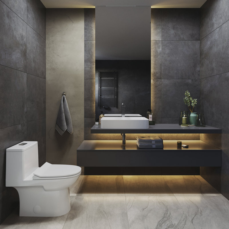 Daxton One Piece Elongated Dual Flush Toilet
