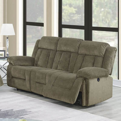 Brea 89'' Upholstered Reclining Sofa