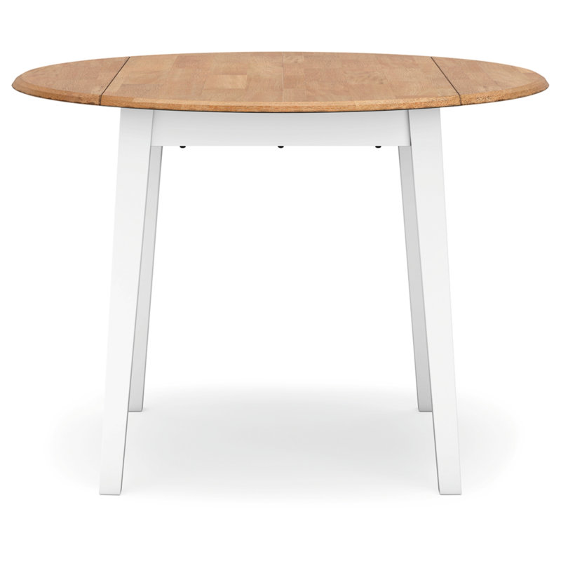Malkin Dining Drop Leaf Table, White