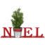 13 "NOEL" plaque de Noël en pot