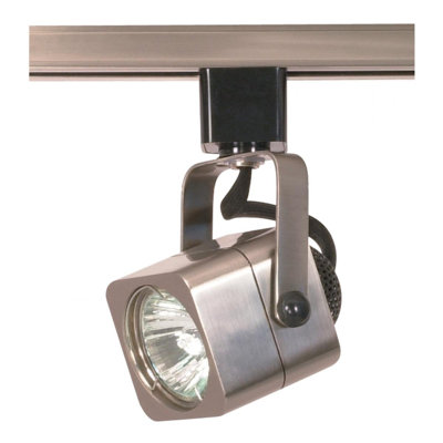  1 lumière - MR16 - tête de rail réglable 120 V - carré