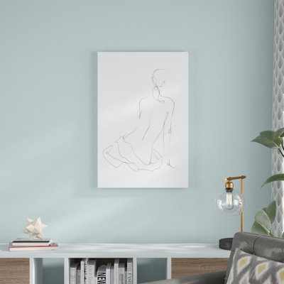 «Gestural Contour I» par Ethan Harper, reproduction d'art sur toile tendue