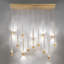 Luminaire suspendu 14 lumières DEL Quill Linear-97826455