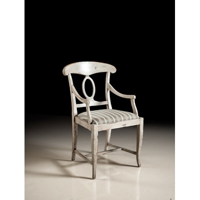Upholstered Arm Chair in Gray