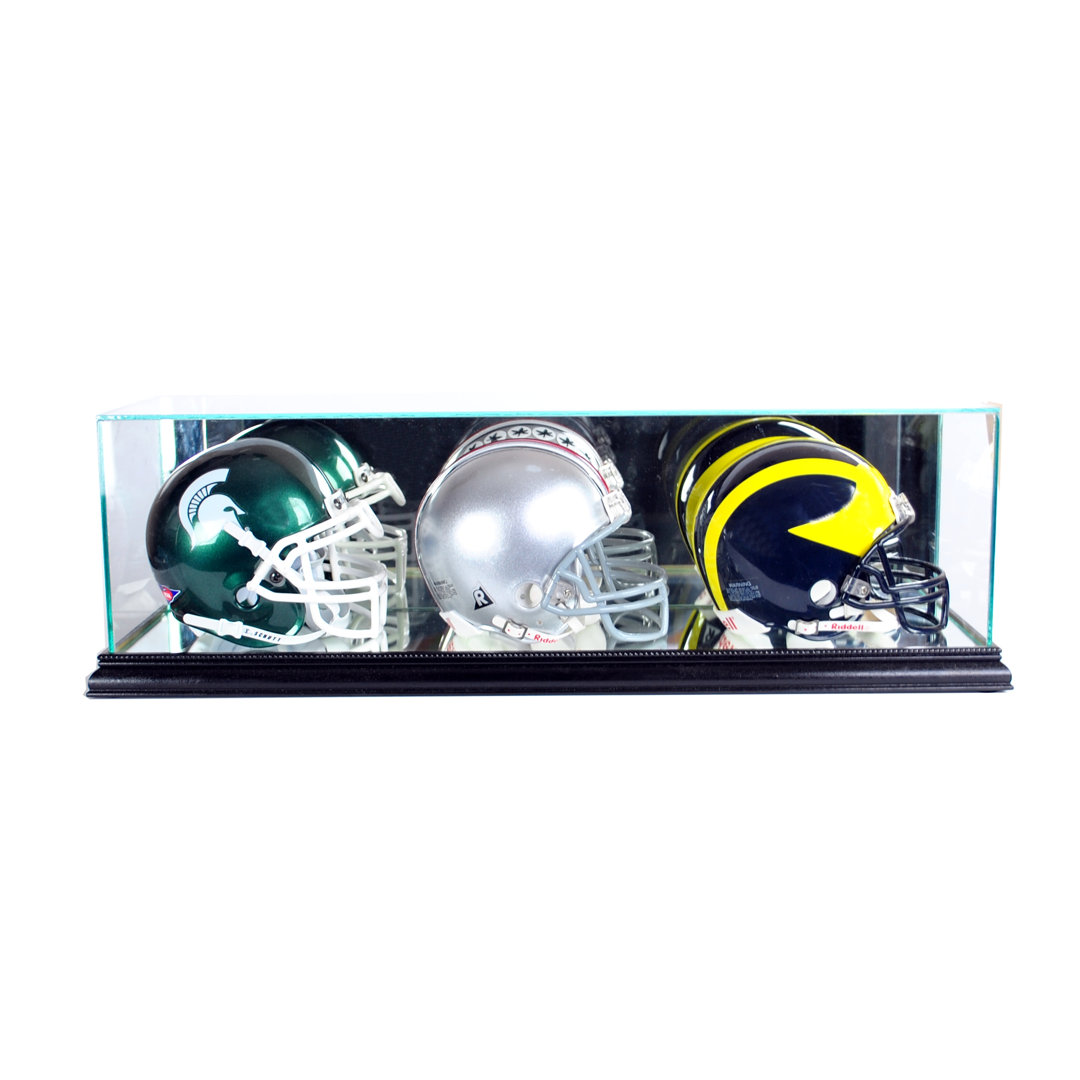 Perfect Cases And Frames 22'' W 7'' D Football Glass Hat / Helmet Case Perfect Cases and Frames 