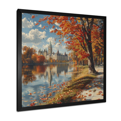 Autumn Grand River In Ottawa I - City Ottawa Wall Art Print