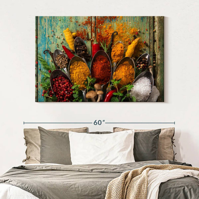 Yarlin Asian Spices, 34" H x 51" W